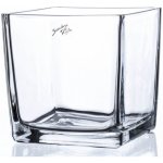 Nohel Garden Vázička CUBE strojní výroba skleněná 14x14x14cm MOM 6ks – Hledejceny.cz