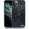 Pouzdro a kryt na mobilní telefon Apple Pouzdro Picasee silikonové Apple iPhone 11 Pro - Black marble čiré