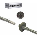 ETANCO GTR 6 SP Ø5,5 / 6,3 mm šroub pro upevnění sendvičových panelů s podložkou A19 90 mm - 100 ks Pozinkovaná – Sleviste.cz