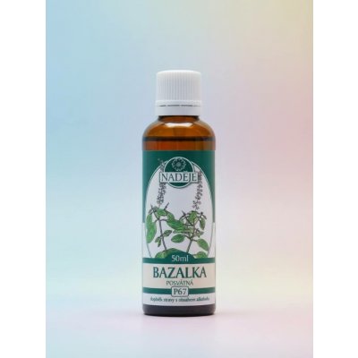 Naděje Bazalka posvátná tinktura z pupenů P67 50 ml – Hledejceny.cz