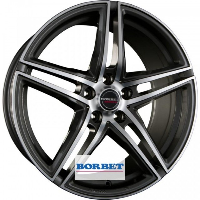 Borbet XRT 8x18 5x114,3 ET45 graphite polished