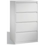 C & P Kartotéka kovová dvouřadá CP 12934-312 světle šedá – Sleviste.cz