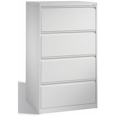 C & P Kartotéka kovová dvouřadá CP 12934-312 světle šedá – Sleviste.cz