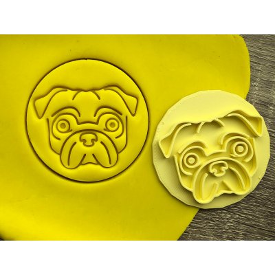 TVOŘÍTKO Mops II - razítko Rozměr: 7 cm, + Vykrajovátko: Ne – Hledejceny.cz
