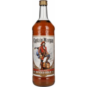 Captain Morgan Original Spiced Gold 35% 3 l (dárkové balení pumpa)