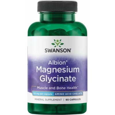 Swanson Albion Magnesium Glycinate 133 mg 90 kapslí – Hledejceny.cz