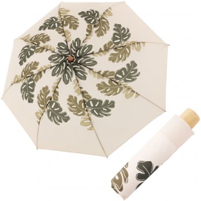 Doppler nature mini eko Choice Beige dámský deštník skládací béžový