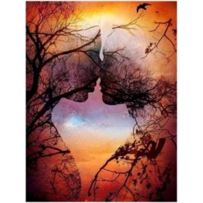 Norimpex Diamantové malování Dávná láska 30 x 40 cm – Hledejceny.cz