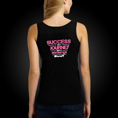 Gymtime dámské tílko Success is a journey Černá – Zboží Mobilmania