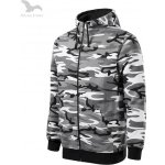 Malfini Camo Zipper mikina C19 camouflage gray – Sleviste.cz