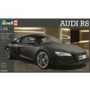 Revell Model Kit Plastic car 07057 Audi R8 černá 1:24