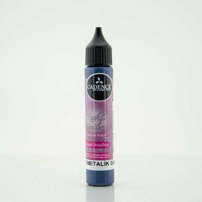 Cadence Tekuté perly metalické 25 ml safírová modrá – Zboží Dáma