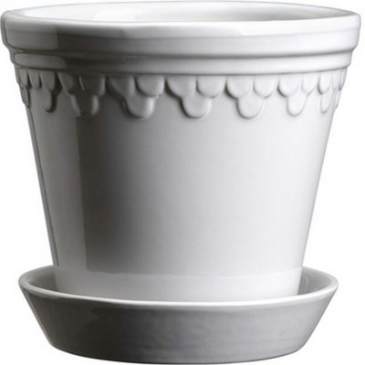 Květináč Kobenhavner glazovaný White 25 cm Bergs Potter – Hledejceny.cz