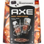 Axe Dark Temptation deodorant ve spreji 150 ml + voda po holení 100 ml + sprchový gel 250 ml + sluchátka 1 pár – Sleviste.cz