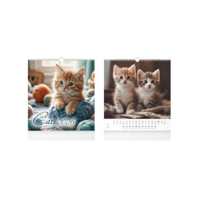 Cats nástěnný 2026 – Zboží Dáma