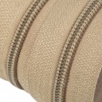 Zip spirálový Béžový 8 mm metráž – Zboží Dáma