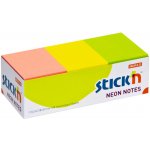 Stick´n Samolepicí bločky Stick´n by Hopax barevné - 38 x 51 mm / 12 x 100 lístků / neonové barvy – Hledejceny.cz