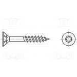 BOSSARD 3675830 Vrut; do dřeva; 4,5x45; Hlava: kuželová; Torx®; TX20; kalená ocel – Hledejceny.cz