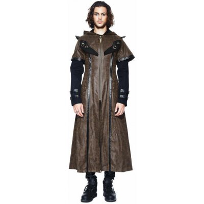 Devil Fashion Fifth Symphony Steampunk Trench Coat With Cape Col – Sleviste.cz