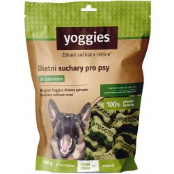 Yoggies Dietní bezlepkové suchary se špenátem 150 g