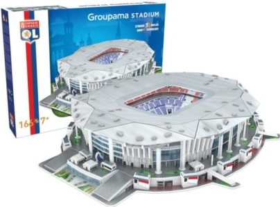 Poradna NANOSTAD 3D puzzle fotbalový stadion Groupama - Olympique Lyon 166  ks - Heureka.cz