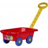 Odrážedlo BAYO Dětský vozík Vlečka 45 cm červený