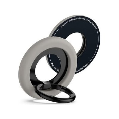 Spigen Nano Pop silikonový držák na telefon s MagSafe a prstenem - Black Sesame – Zboží Mobilmania