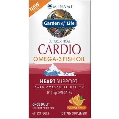 Minami Cardio Omega-3s příchutí Pomeranče 60 tobolek