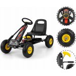 Go-kart šlapací motokára Milly Mally Viper žlutá – Zboží Dáma