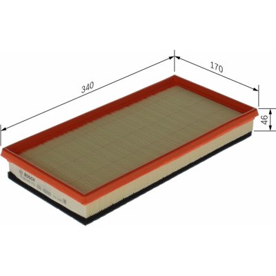 Vzduchový filtr BOSCH F 026 400 112 – Hledejceny.cz