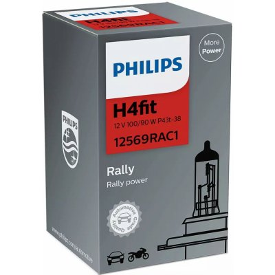 Philips Rally H4 P43T-38 12V 100/90W
