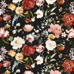 Podšívka /dederon Suzi záhrada čierna – Zboží Dáma