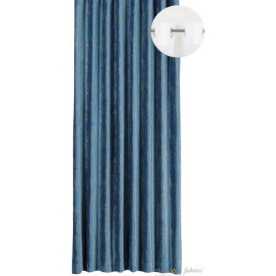 Zatemňovací závěs Mendola Velvet Lussuria modrý 140x245 cm – Hledejceny.cz