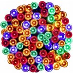 SPRINGOS LED světelný řetěz Mikro 9 m 120 LED 3x AA IP44 8 světelných módů multicolor CL0173 – Hledejceny.cz