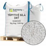 Okrasné kameny Třpytivě bílá drť - mramor Vyberte si balení: Big Bag 1200 kg s dopravou*, Vyberte si velikostní frakci: Nejmenší – Zboží Dáma