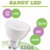 Žárovka SANDRIA LED žárovka GU10 S2434 SANDY LED GU10 8W SMD 4000K