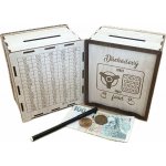 Dřevěná pokladnička - DŮCHODOVÝ FOND – Zboží Mobilmania