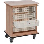 DEXTER 22 ABS vozík boxový, otevřený, 880x750x520 mm, dub bardolino – Hledejceny.cz