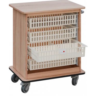 DEXTER 22 ABS vozík boxový, otevřený, 880x750x520 mm, dub bardolino – Hledejceny.cz