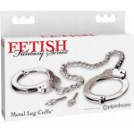 Fetish Fantasy Kovová pouta na nohy Metal Leg Cuffs – Zboží Dáma