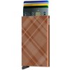 Pouzdro na doklady a karty Secrid Cardprotector Laser Tartan Rust