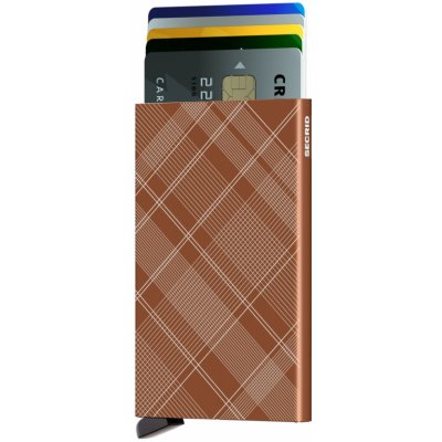 Secrid Cardprotector Laser Tartan Rust – Zboží Mobilmania