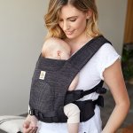 ErgoBaby Aerloom Charcoal černá – Zbozi.Blesk.cz