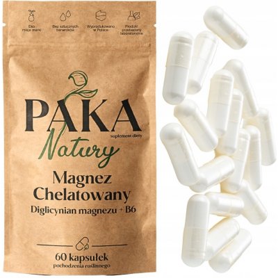 Paka Natury Chelátový Hořčík 850 mg 60 kapslí – Hledejceny.cz