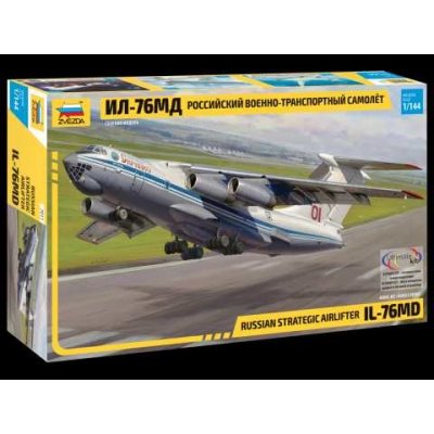 Zvezda Zvedza Iljušin Il-76MD Candid Model Kit letadlo 7011 1:144 – Zbozi.Blesk.cz