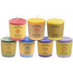 Yogi & Yogini Naturals Vonné svíčky Čakrové Dárková sada 7 x 54 g – Hledejceny.cz
