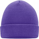 Myrtle Beach pletená čepice MB7500 Dark Purple – Hledejceny.cz