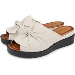 Vlnka dámské kožené nazouváky Dahlia krémová – Hledejceny.cz