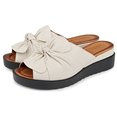 Vlnka dámské kožené nazouváky Dahlia krémová – Hledejceny.cz