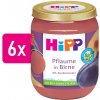 Příkrm a přesnídávka HiPP BIO Hrušky a švestky 6 x 160 g